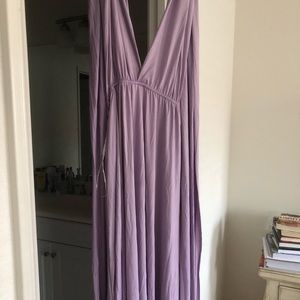 Purple infinity dress